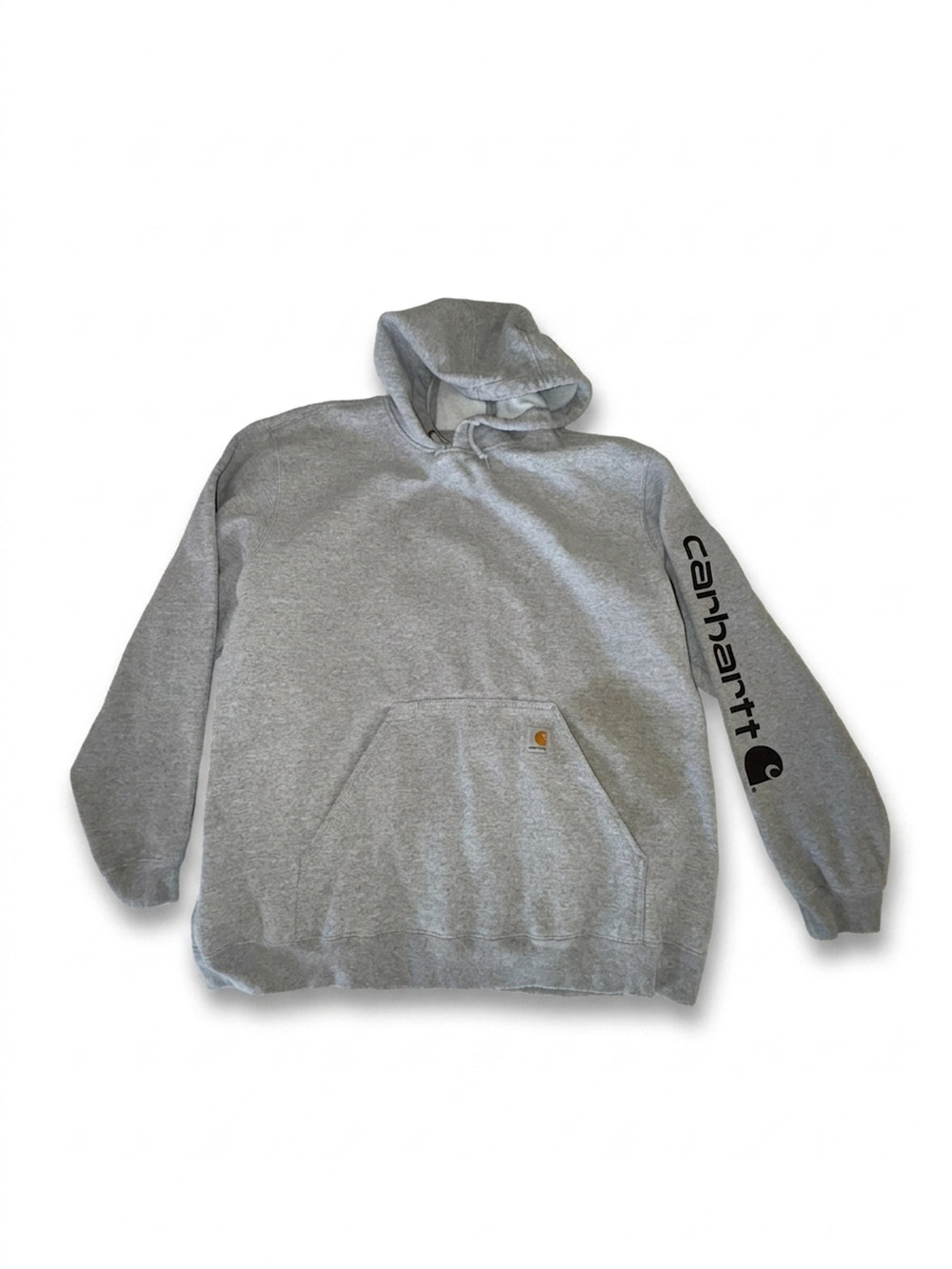 Carhartt Hoodie Heather Gray | Men's 2XL | Loose Fit Pullover